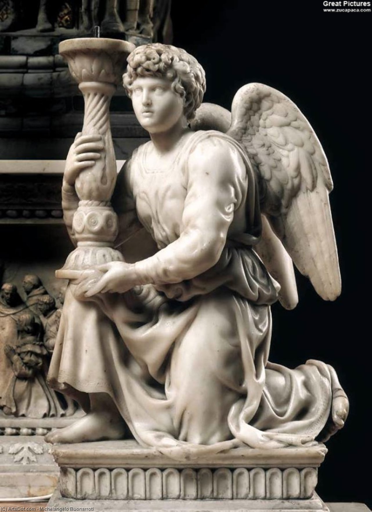 Angel With Candlestick — ミケランジェロ