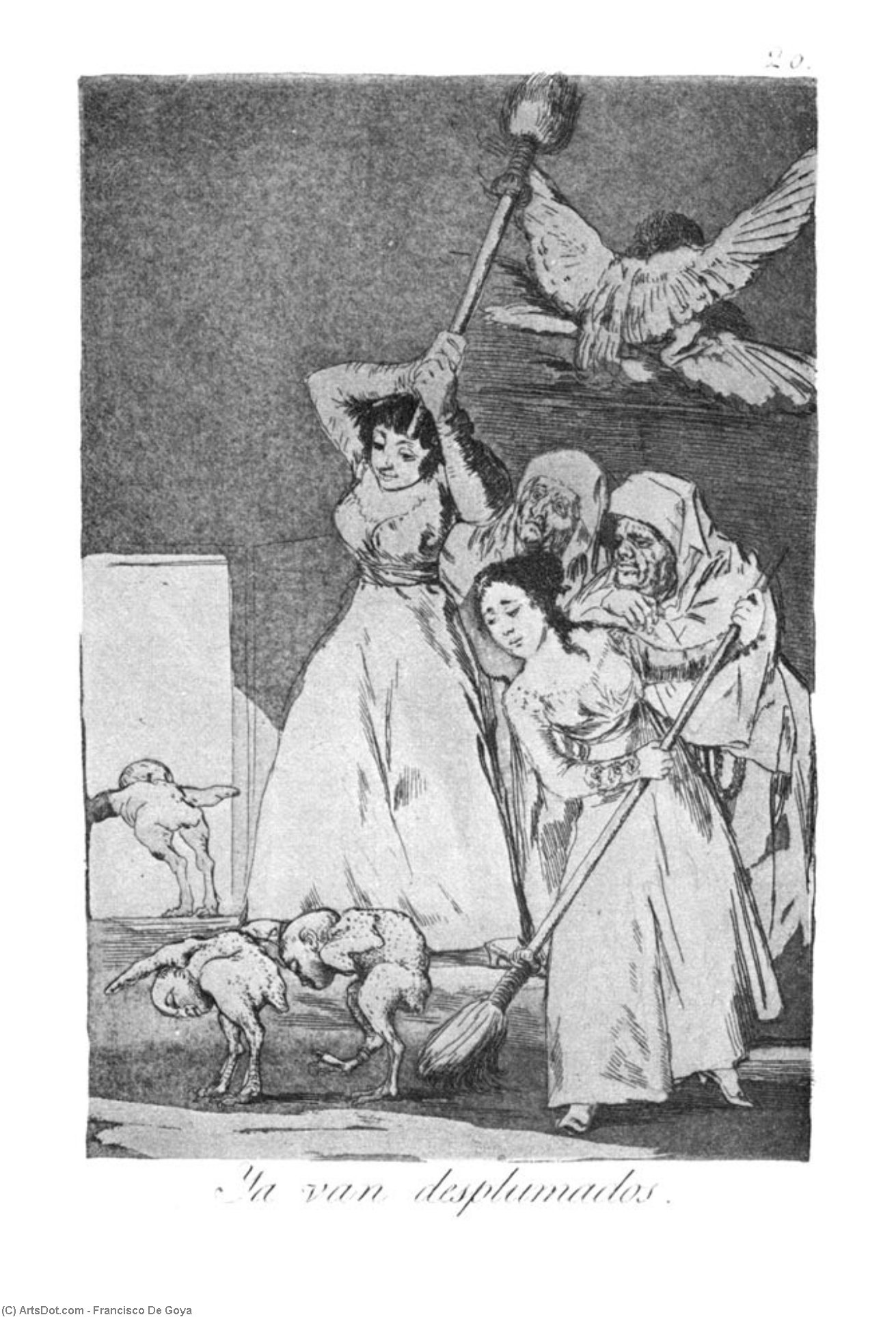 They Already Go Plucked — Francisco José De Goya Y Lucientes