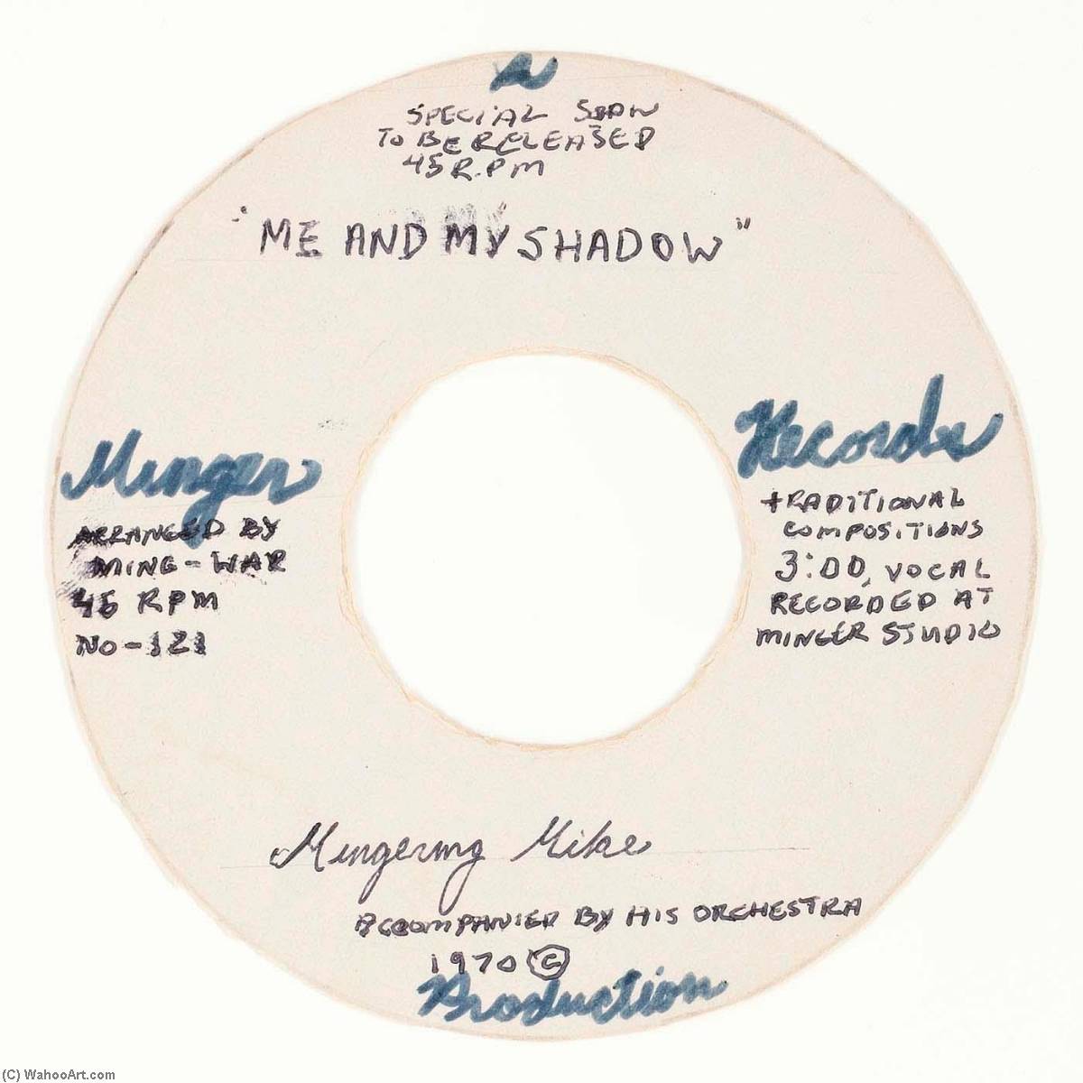 Minger Records Mingering Mike, Me And My Shadow — Mingering Mike