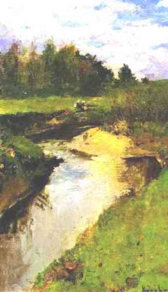 The River Vorya At Abramtsevo — Konstantin Alexeievitch Korovin