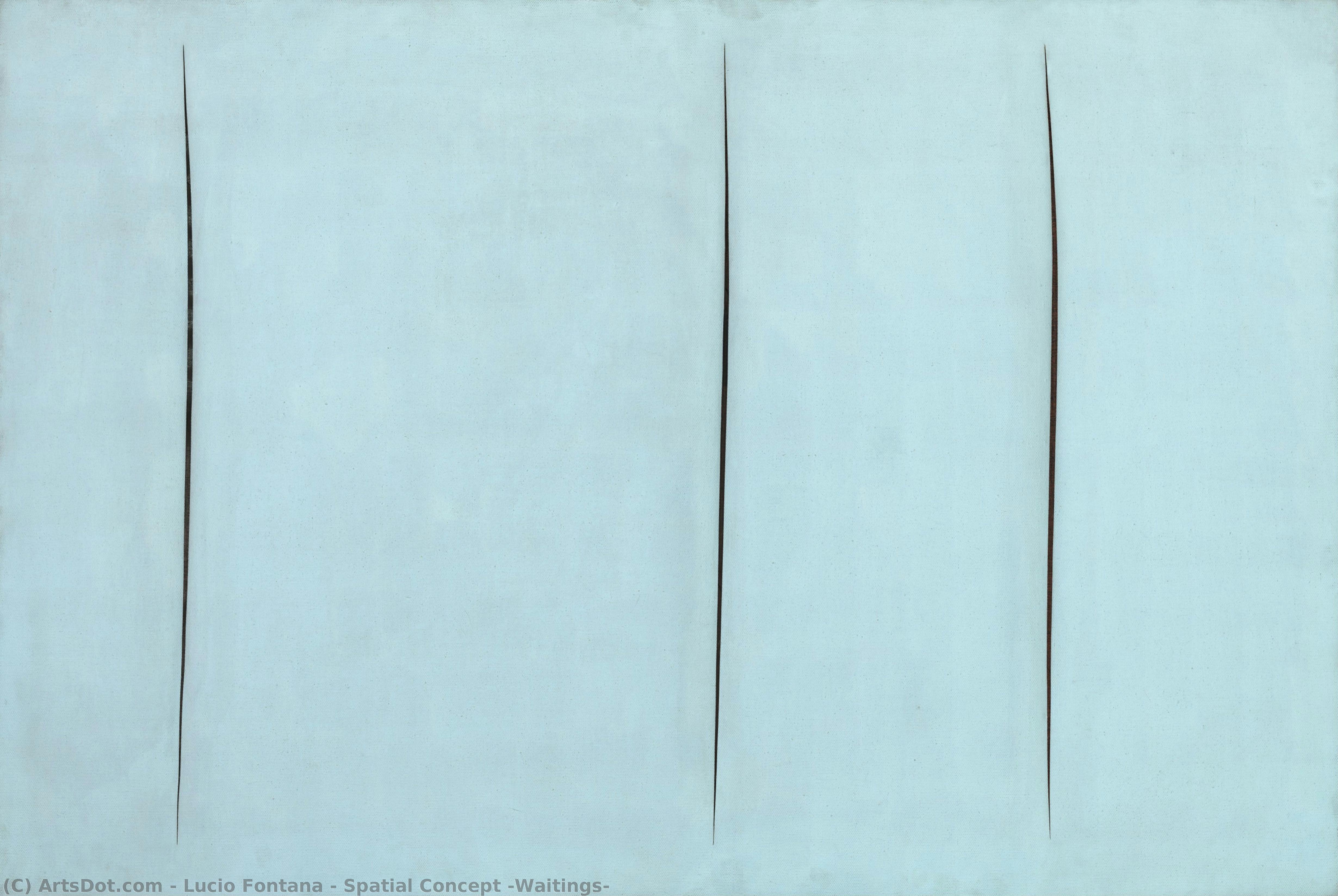 Concepto Espacial (esperas) — Lucio Fontana