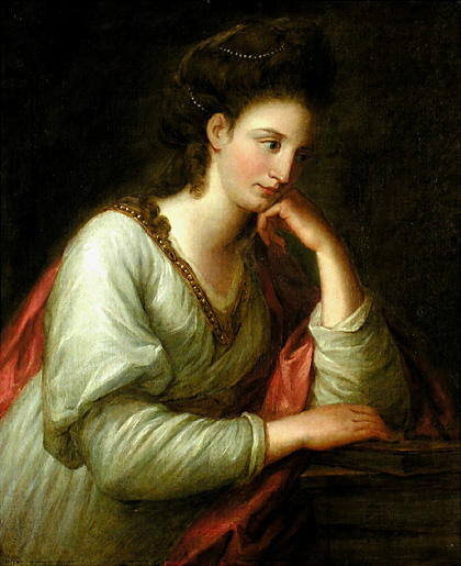 Portrait Of Mme Latouce — Angelica Kauffmann (maria Anna Angelika)