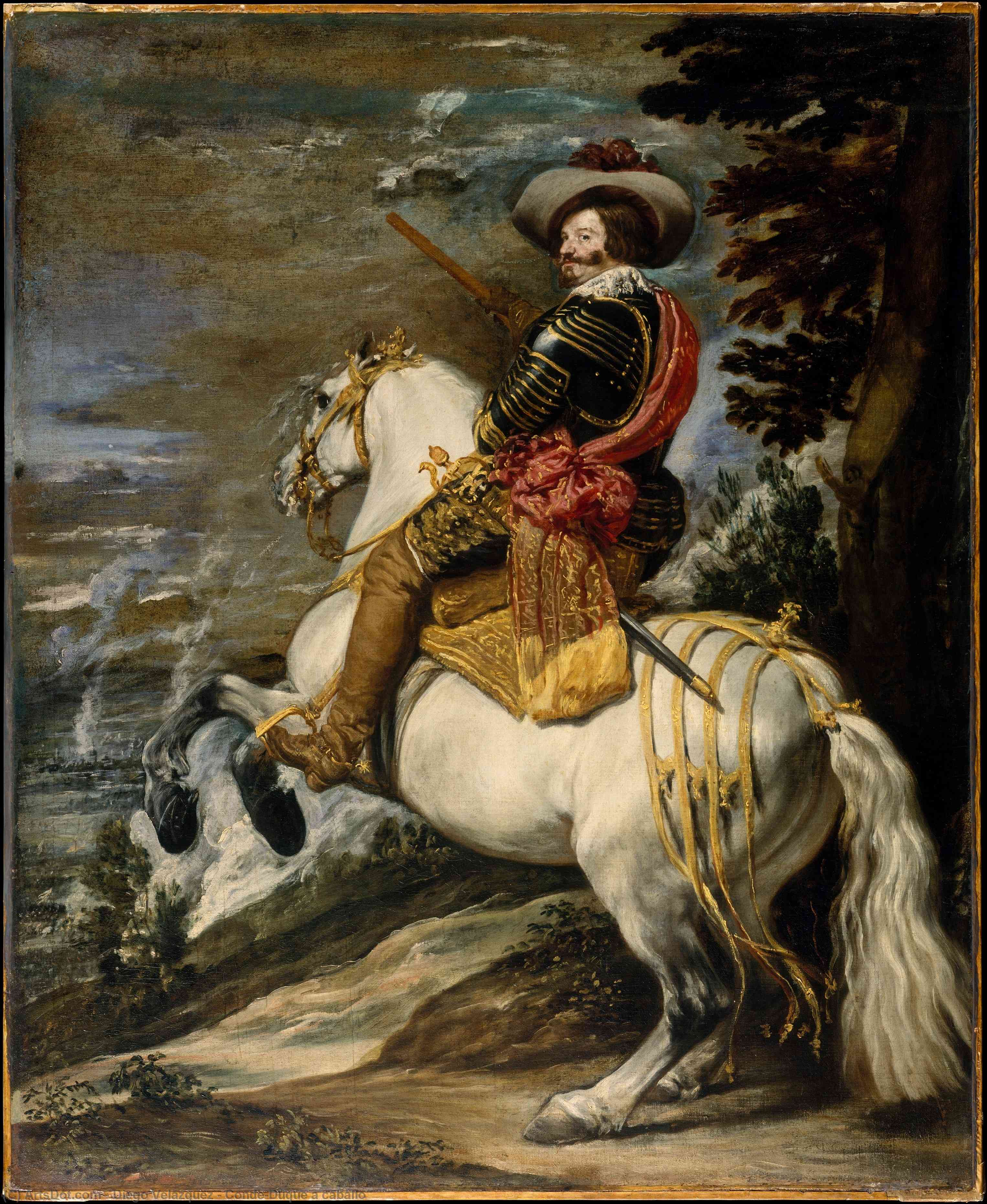 Conde-duque A Caballo — Diego Rodríguez De Silva Y Velázquez