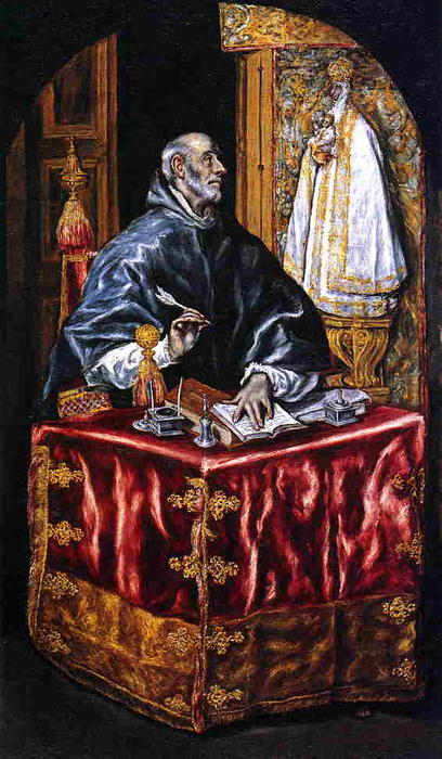 Saint Ildefonso — Эль Греко