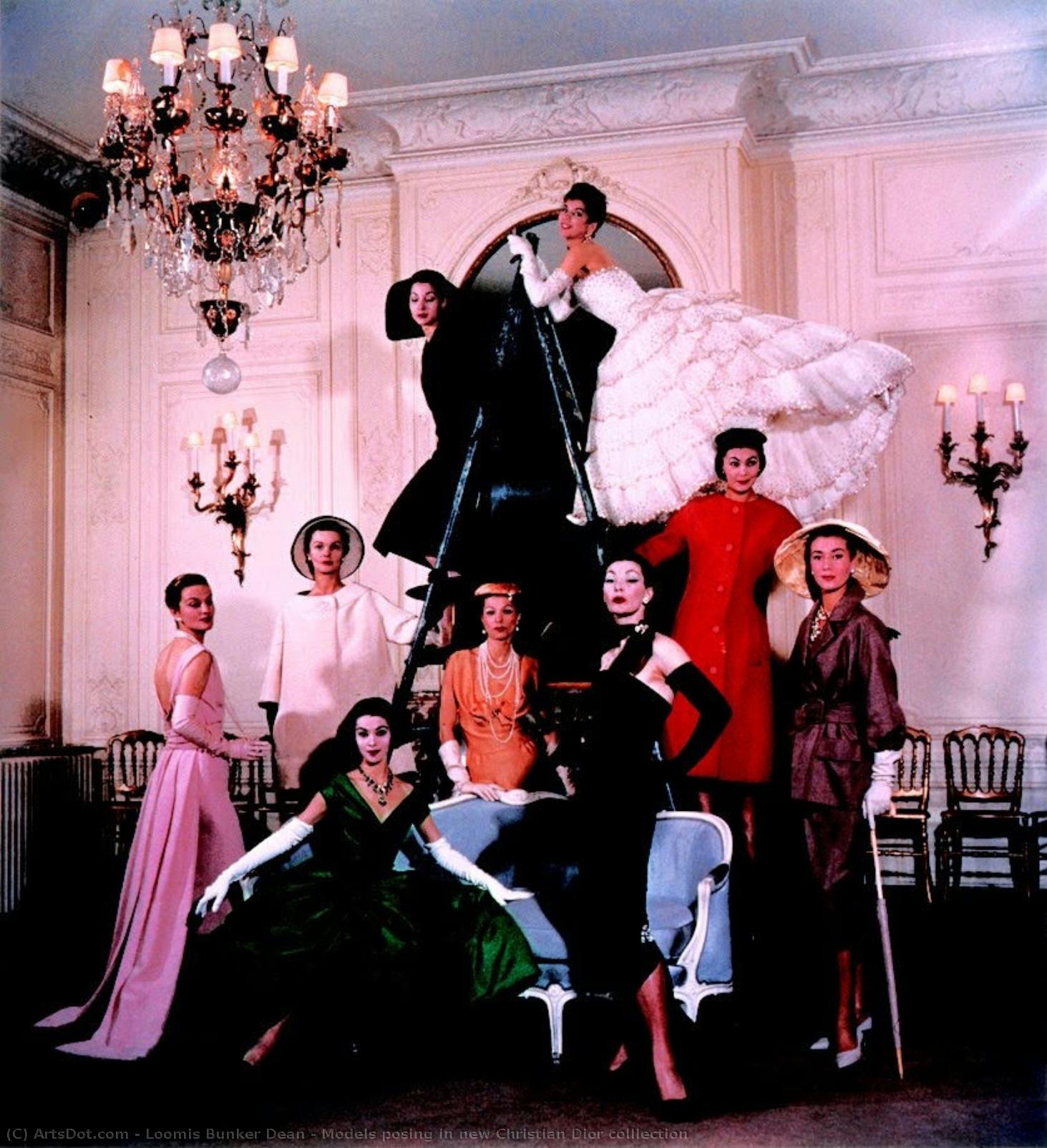 Models Posing In New Christian Dior Colllection — Loomis Bunker Dean