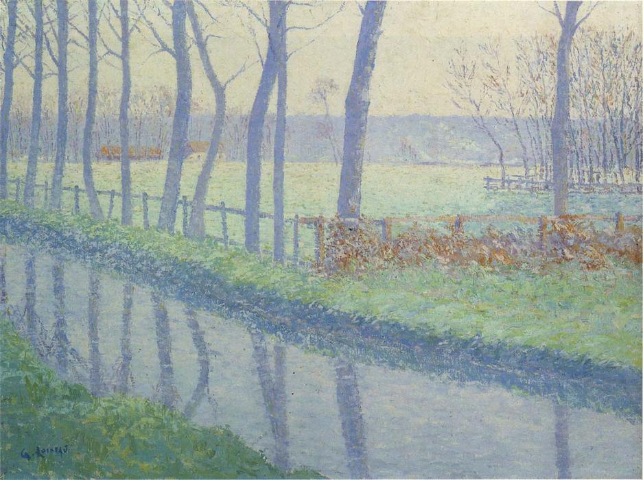 Trees By The River — Gustave Loiseau
