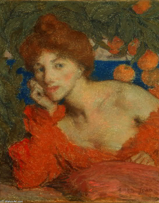 Sous Les Orangers — Fernand Edmond Jean Marie Khnopff