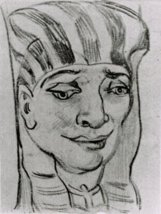 Mask Of An Egyptian Mummy 4 — Vincent Van Gog