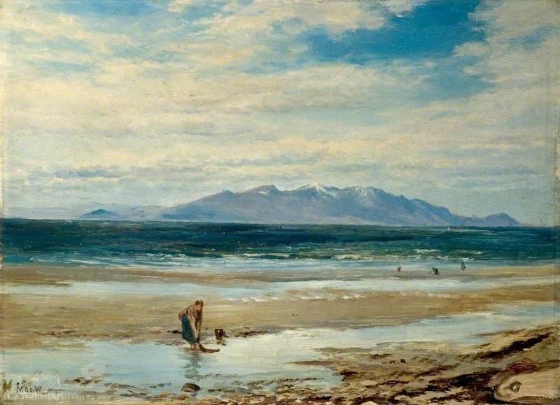 Isle Of Arran, From The Ayrshire Shore — John Macwhirter