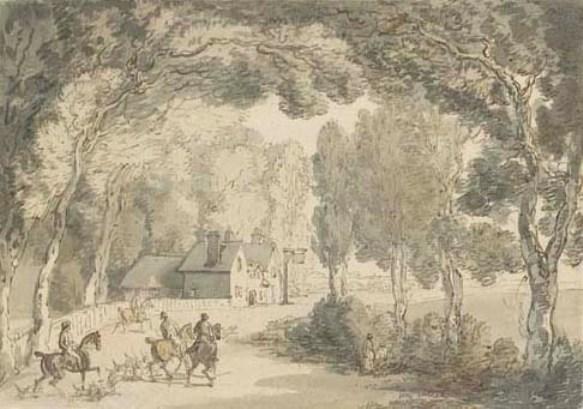 The Woolpack Inn, Hungerford, Berkshire — Thomas Rowlandson