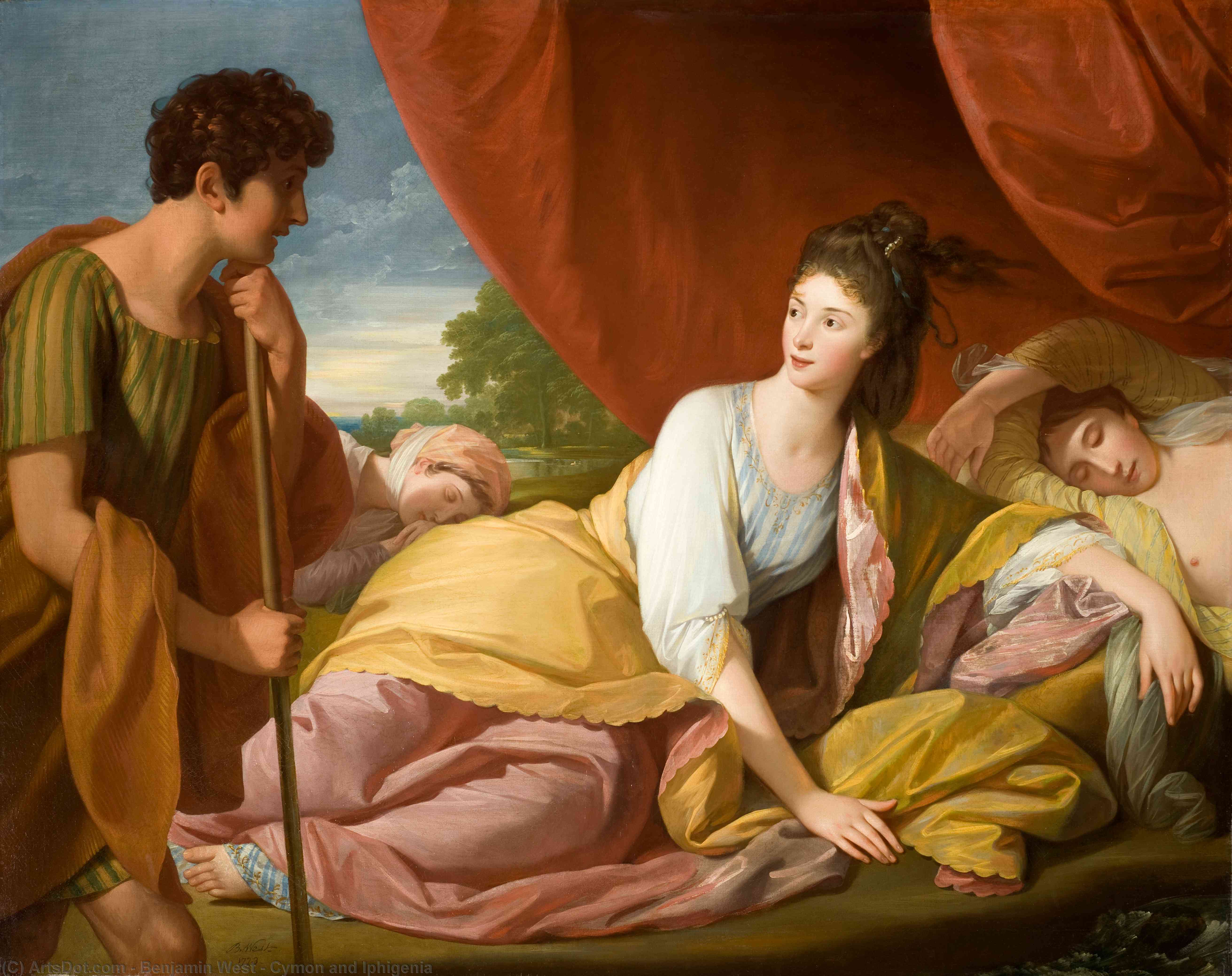 Cymon And Iphigenia — Бенджамин Вест