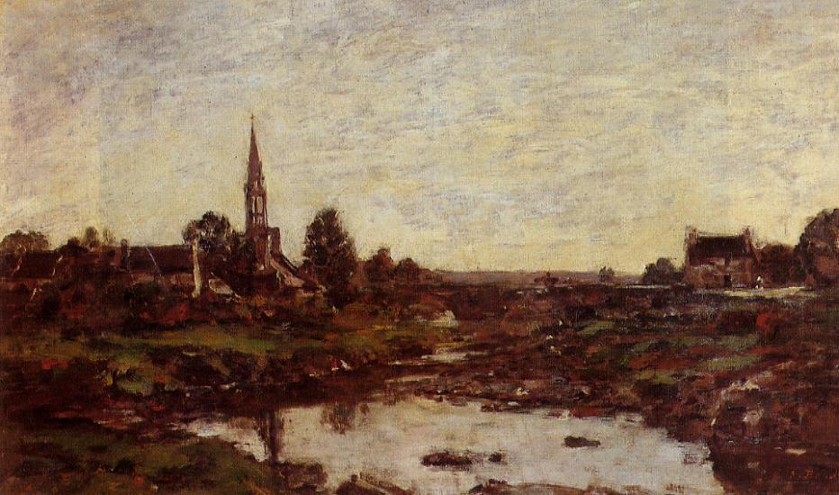 The Saint-simeon Farm — Eugène Louis Boudin