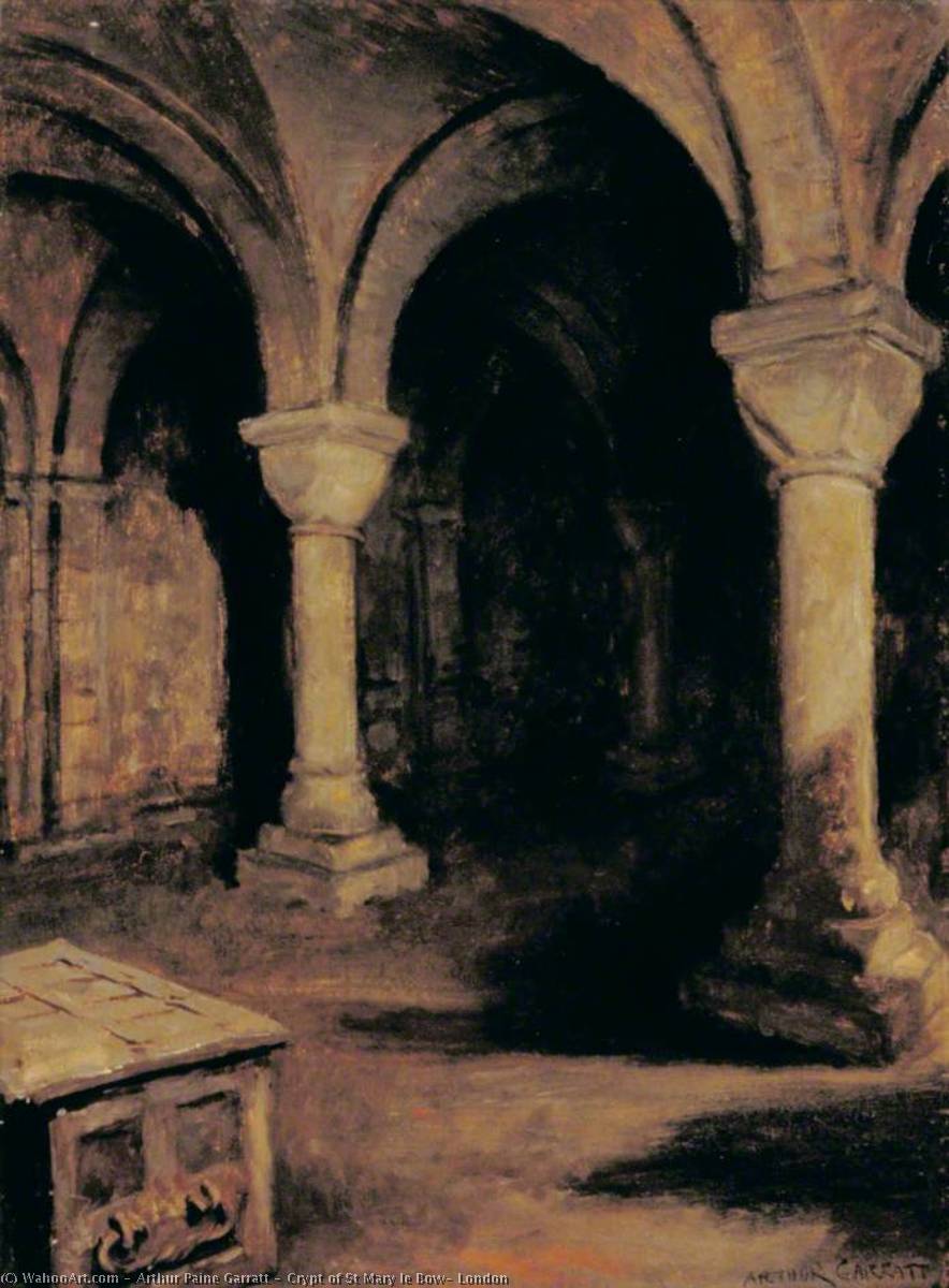 Crypt Of St Mary Le Bow, London — Arthur Paine Garratt