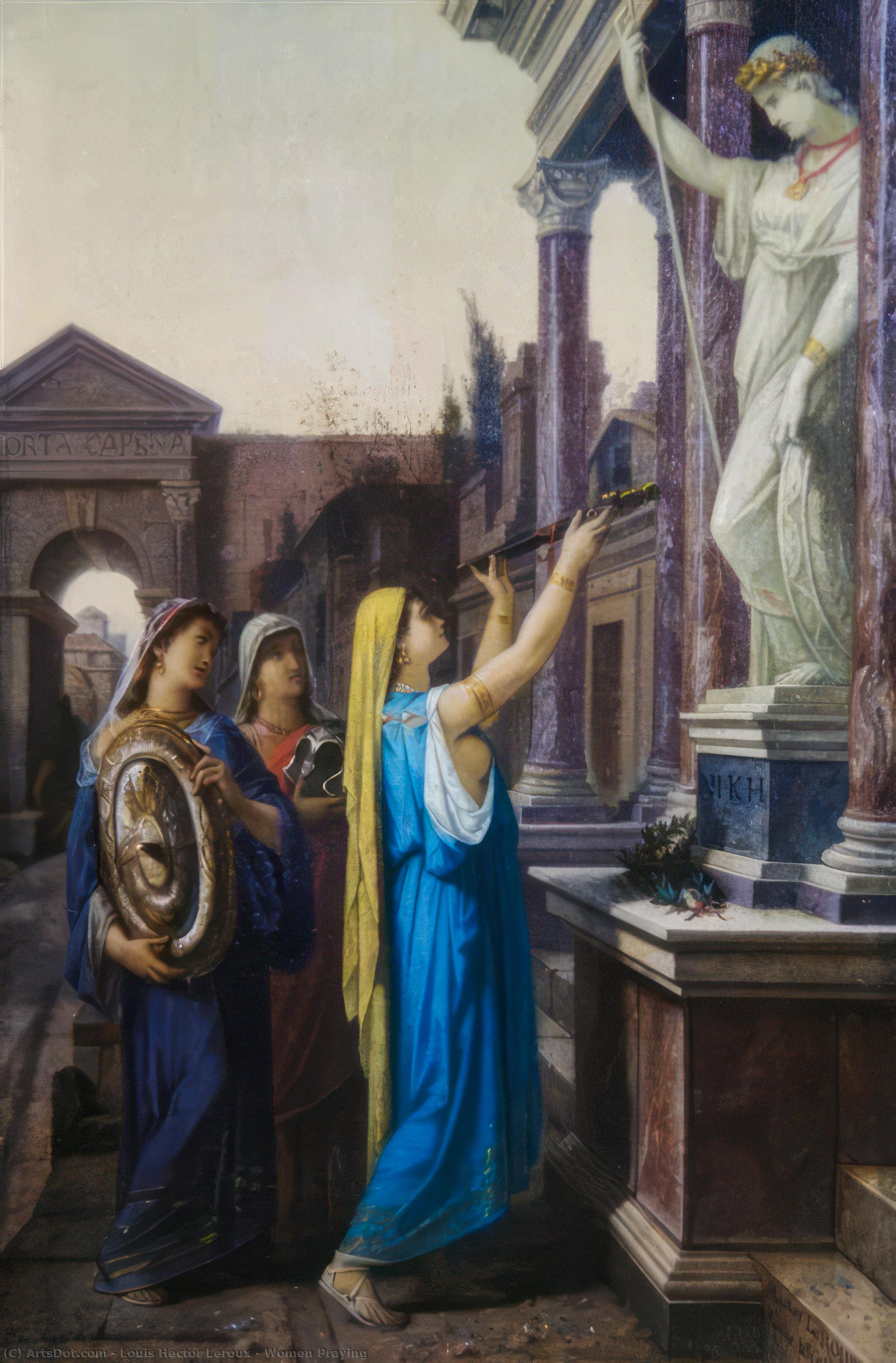 Women Praying — Louis Hector Leroux