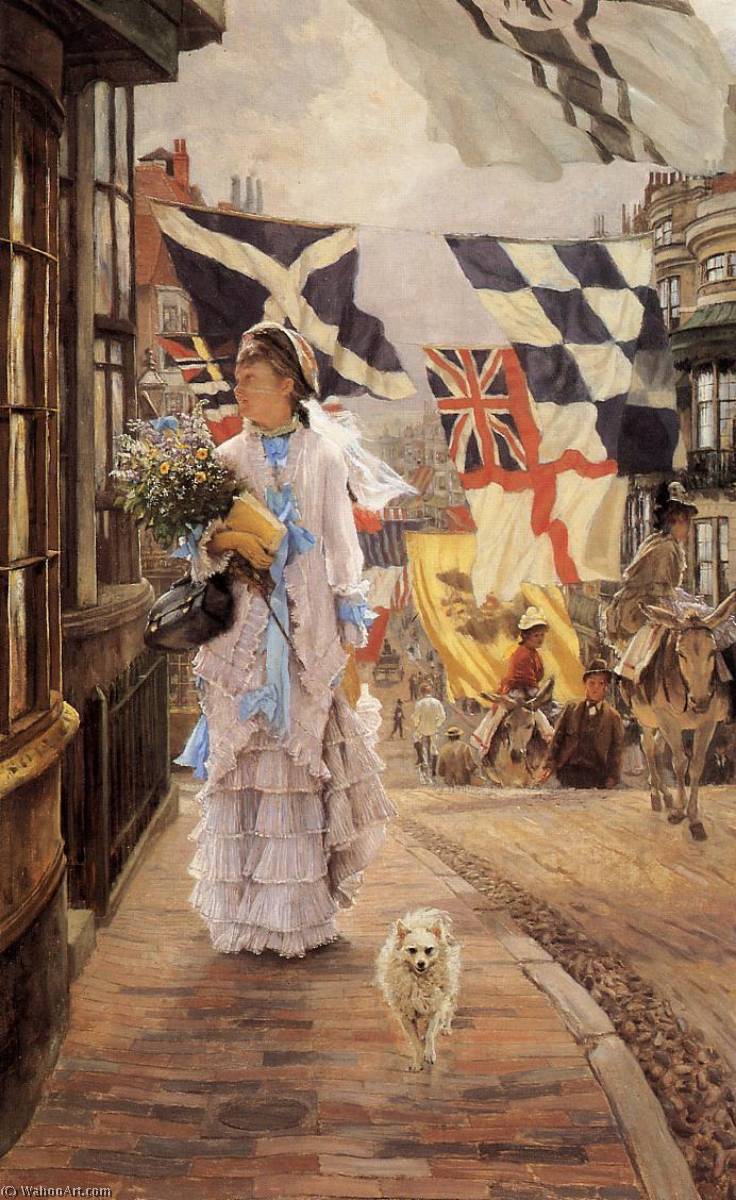 A Fete Day At Brighton — James Jaques Joseph Tissot