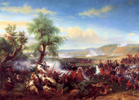 Combat De L´habra — Léon Jean Bazille Perrault