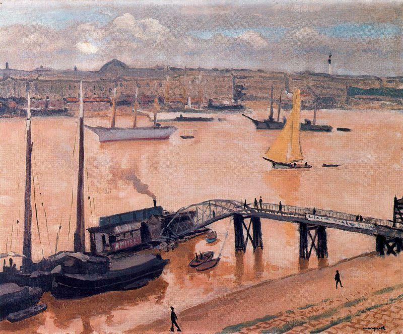 The Port Of Burdeos — Albert Marquet