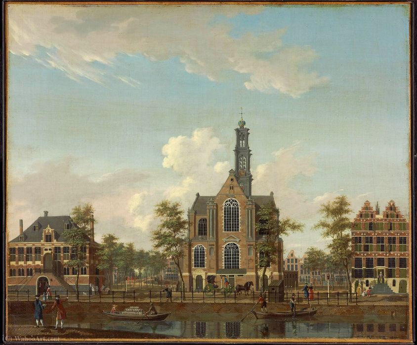 Wester Church At The Keizersgracht, Amsterdam — Isaak Ouwater