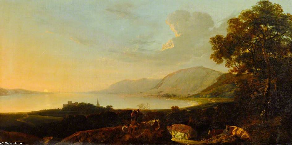 River Landscape With Figures — Thomas Barker