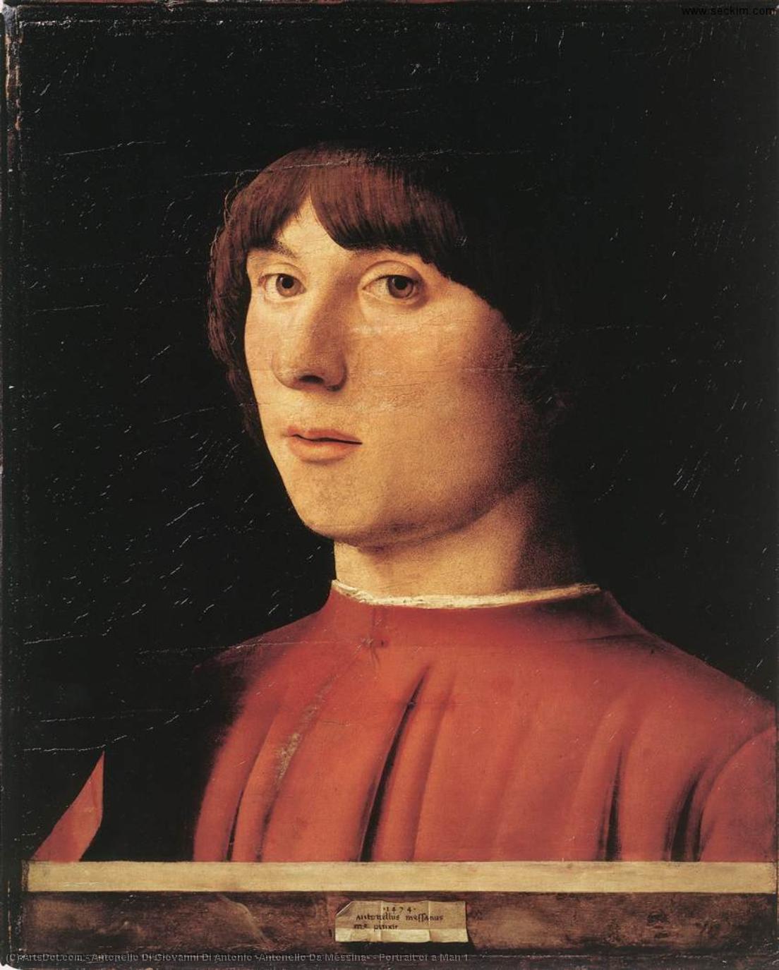 Portrait Of A Man 1 — Antonello Di Giovanni Di Antonio (antonello Da Messina)