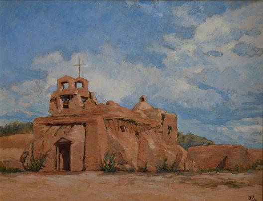 The Alamo At Old Tucson, (painting) — Mary Agnes Yerkes