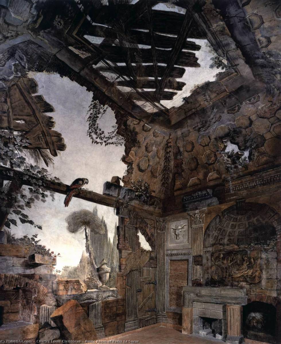 Ruins Room Of Padre Le Sueur — Charles Louis Clerisseau