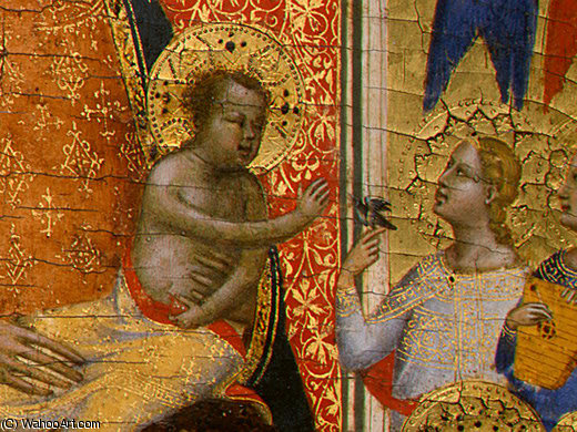 Madonna And Child With Saints And Angels D5 — Bernardo Daddi