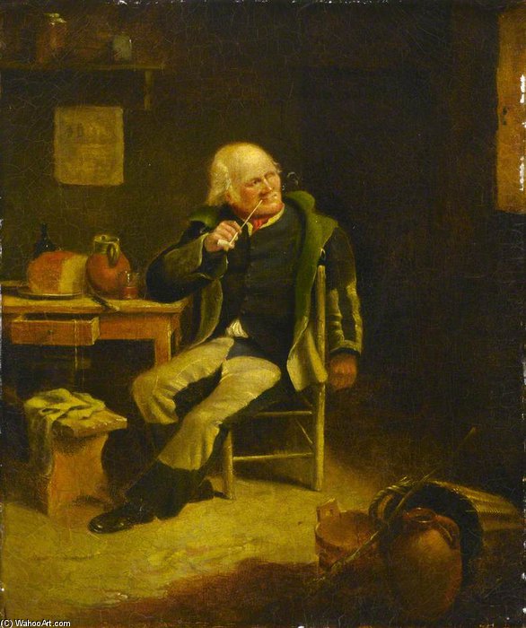 Old Man Smoking — Nicholas Matthew Condy