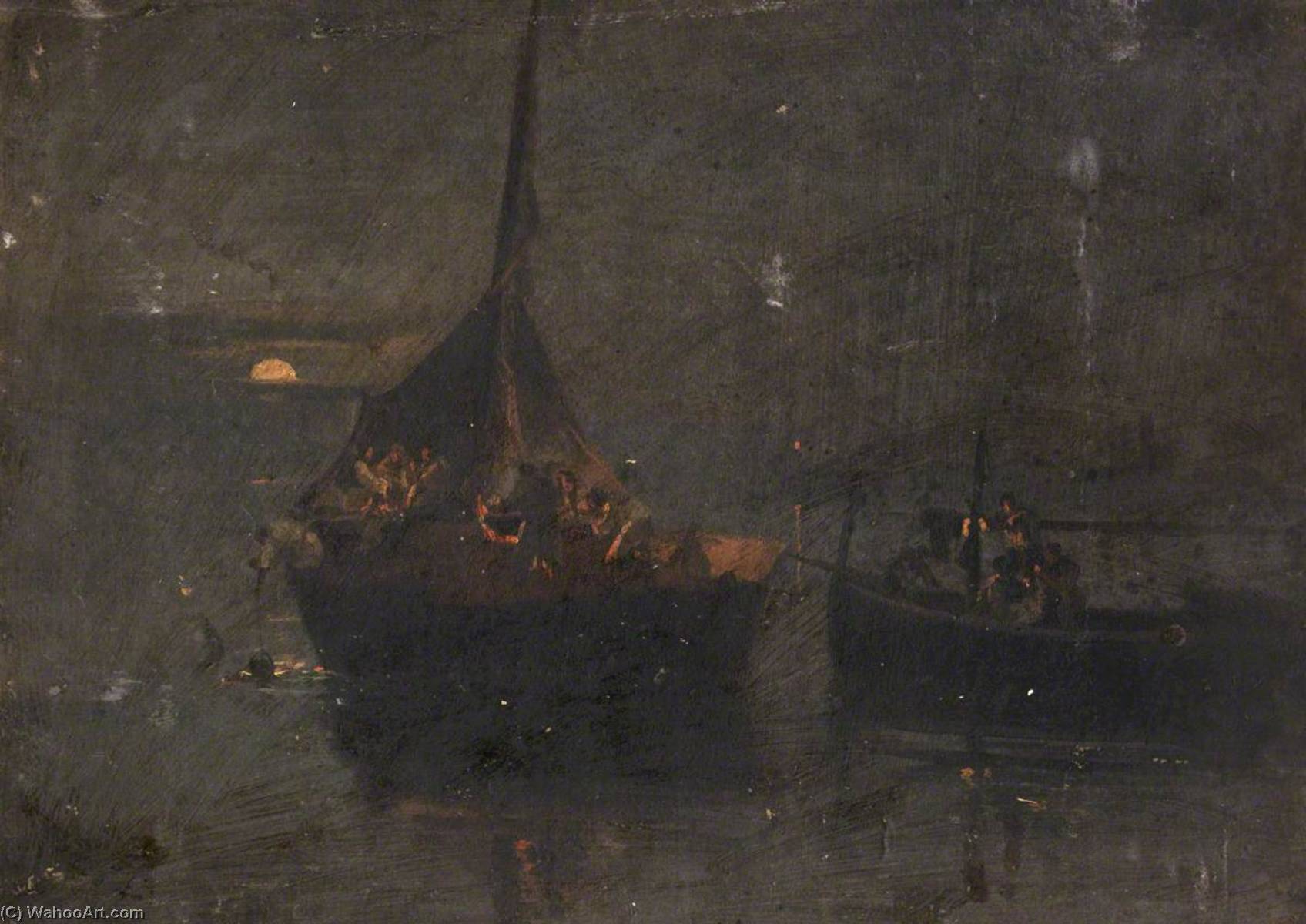 Boats At Night — Thomas Stuart Smith