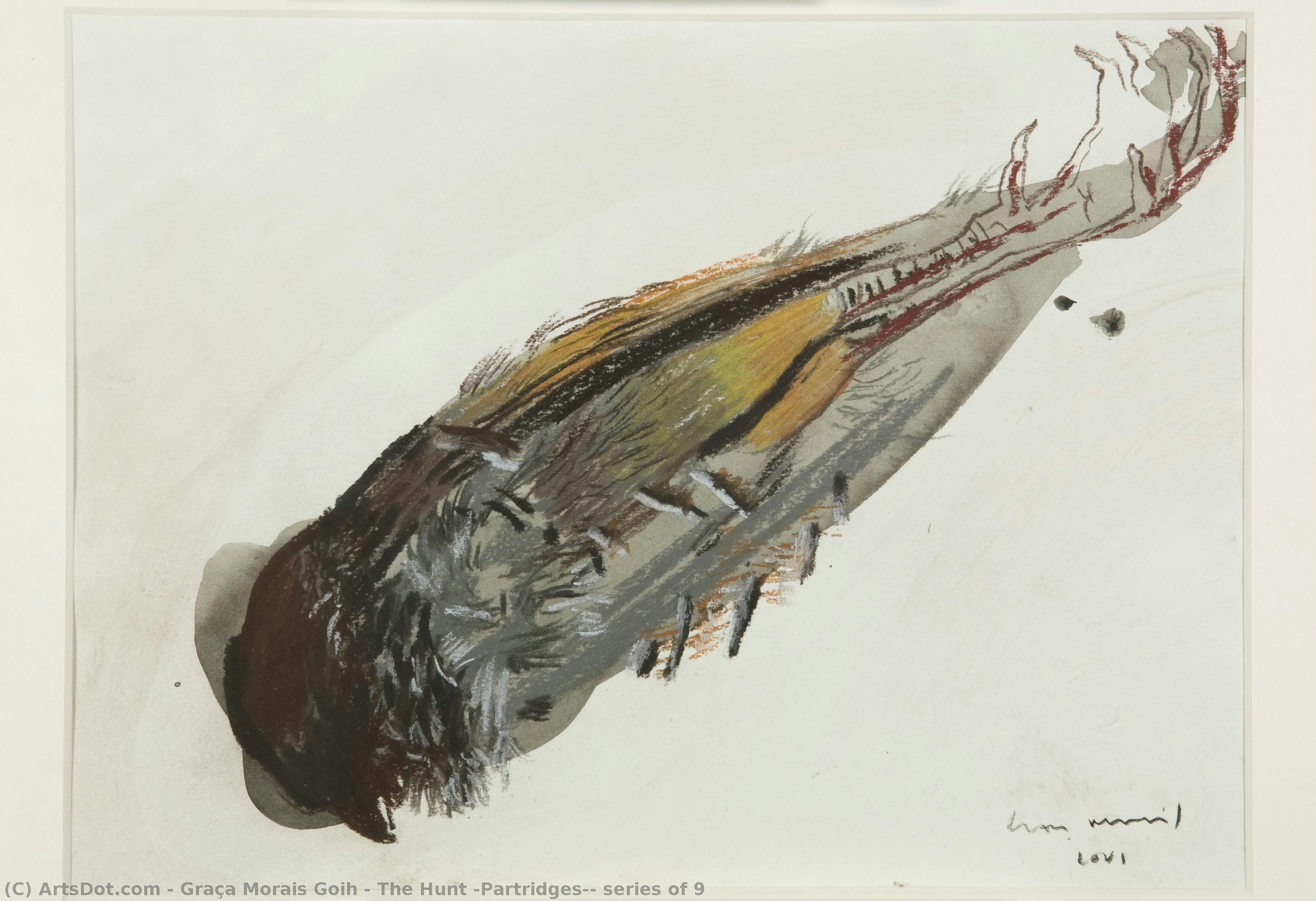 The Hunt (partridges), Series Of 9 — Graça Morais Goih
