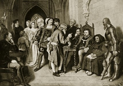 James Iv In Council Before The Battle Of Flodden — John Faed