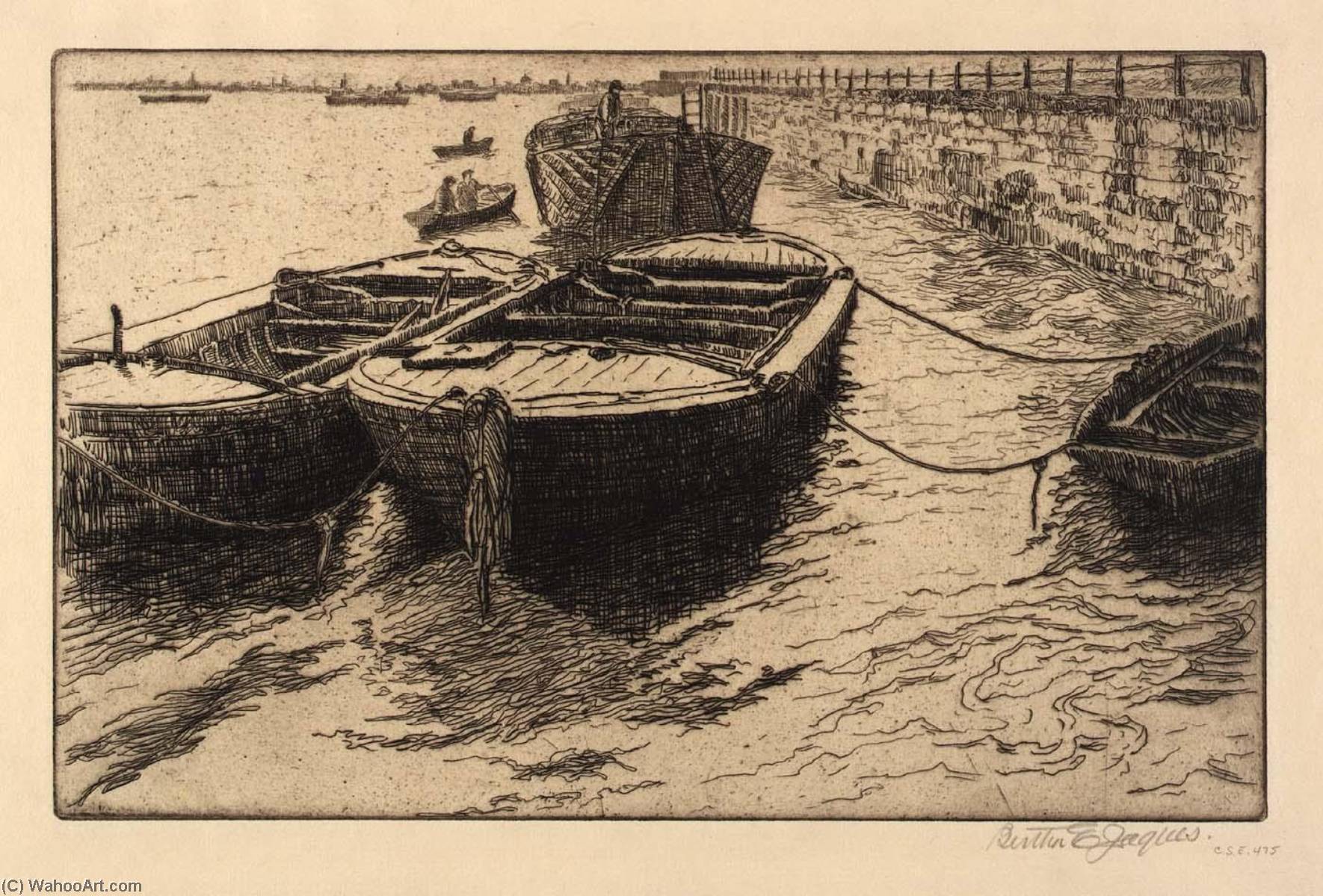 Idlers Of The Thames — Bertha Evelyn Jaques