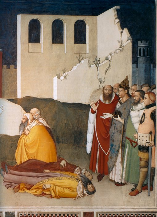 Fresco From Santa Croce(detail) — Maso Di Banco