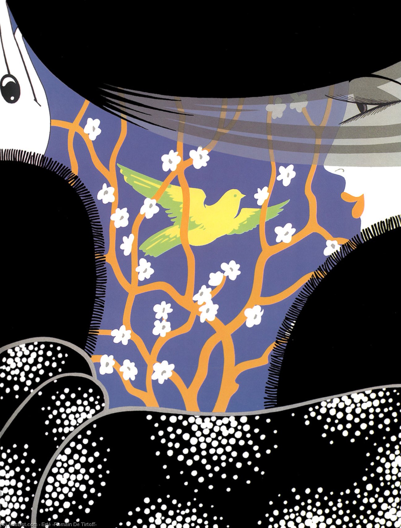 The Seasons, Spring — Erté