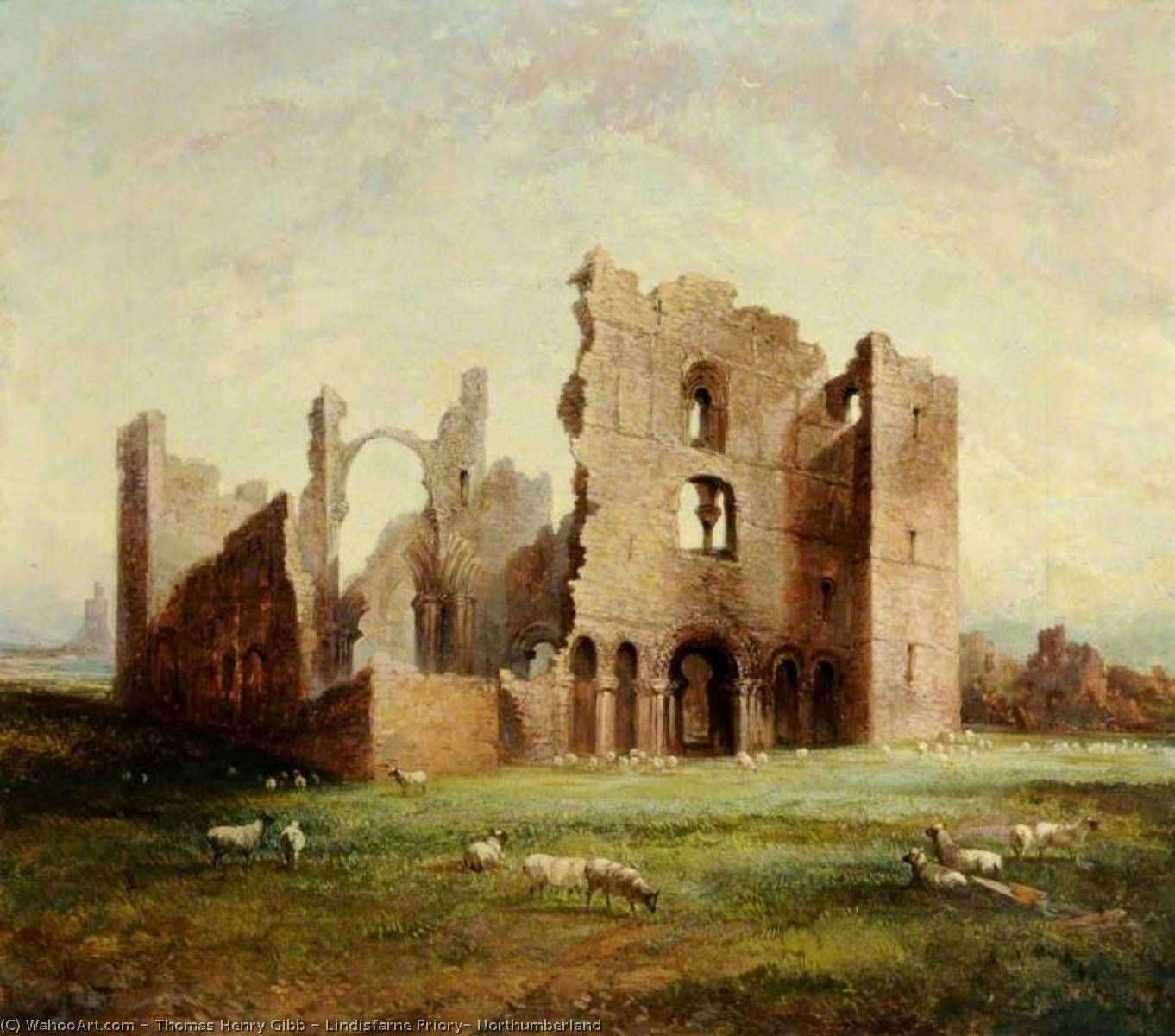 Lindisfarne Priory, Northumberland — Thomas Henry Gibb