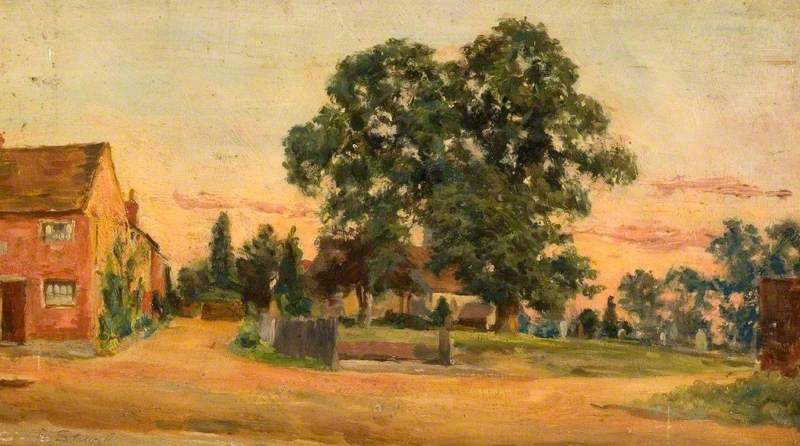 Bushey, Our Village (copy Of Hubert Von Herkomer) — Ernest Stamp