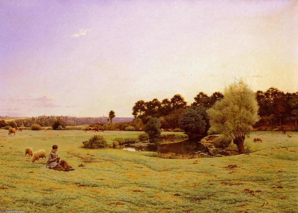 Le Paturage — Jean Ferdinand Monchablon