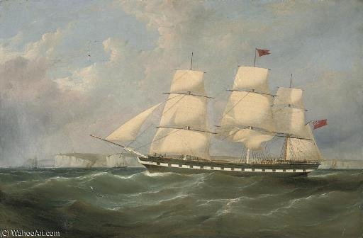 An Outward-bound Merchantman Heading Down The Channel — Сэмюэл Уолтерс