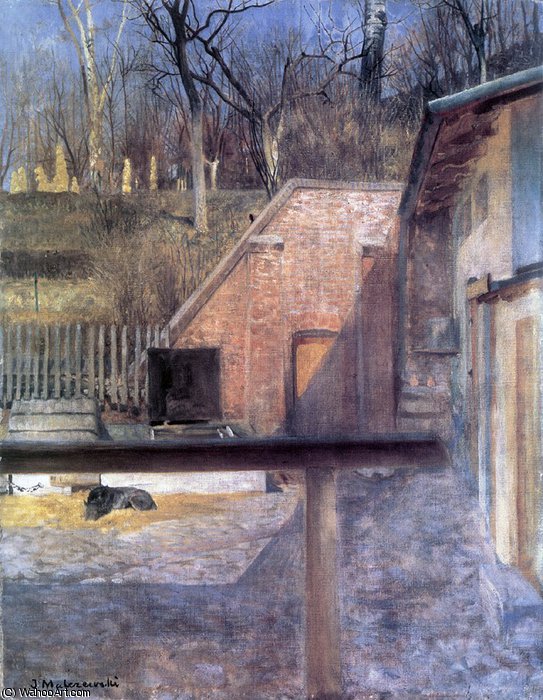 Courtyard In Zwierzyniec, Cracow — Jacek Malczewski