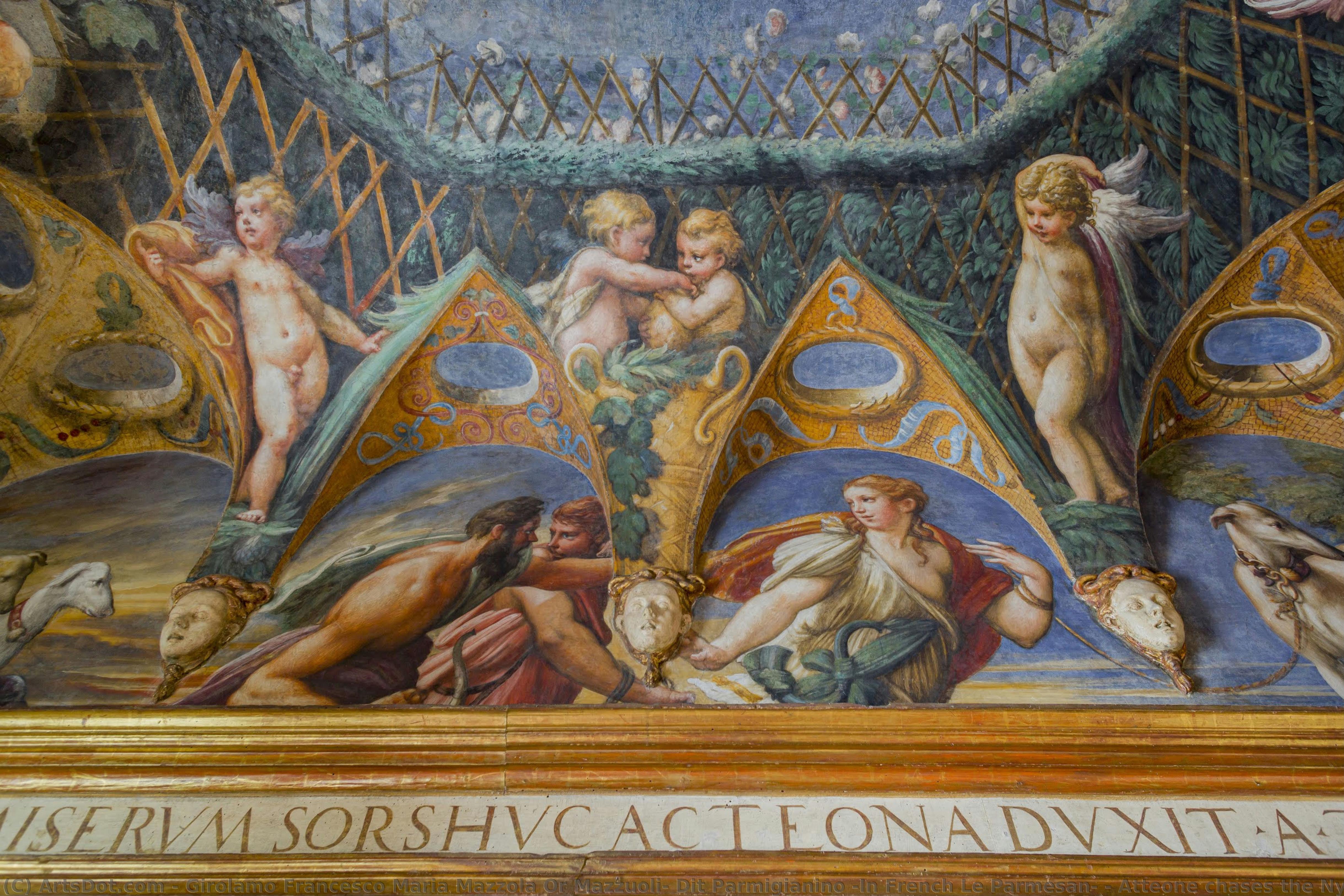 Atteone Chases The Nymph — Girolamo Francesco Maria Mazzola Or Mazzuoli, Dit Parmigianino (in French Le Parmesan)