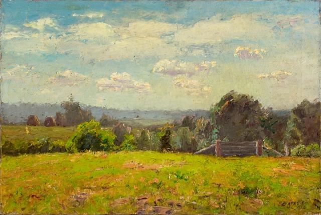 The Pasture And The Distant Hills — Theodore Clement Steele