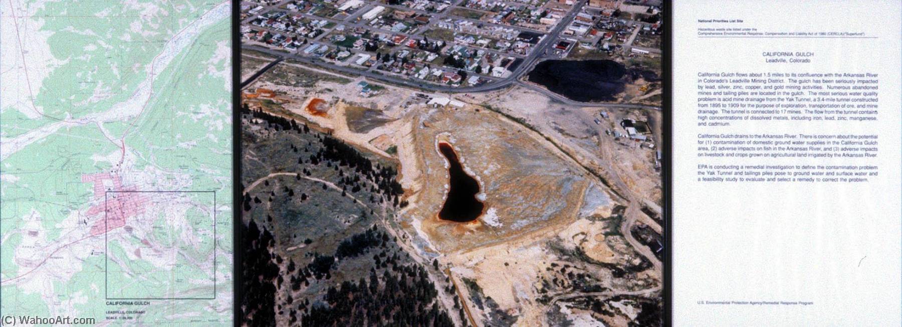 California Gulch, Leadville, Colorado August 1986, From The Series, Waste Land — David T Hanson