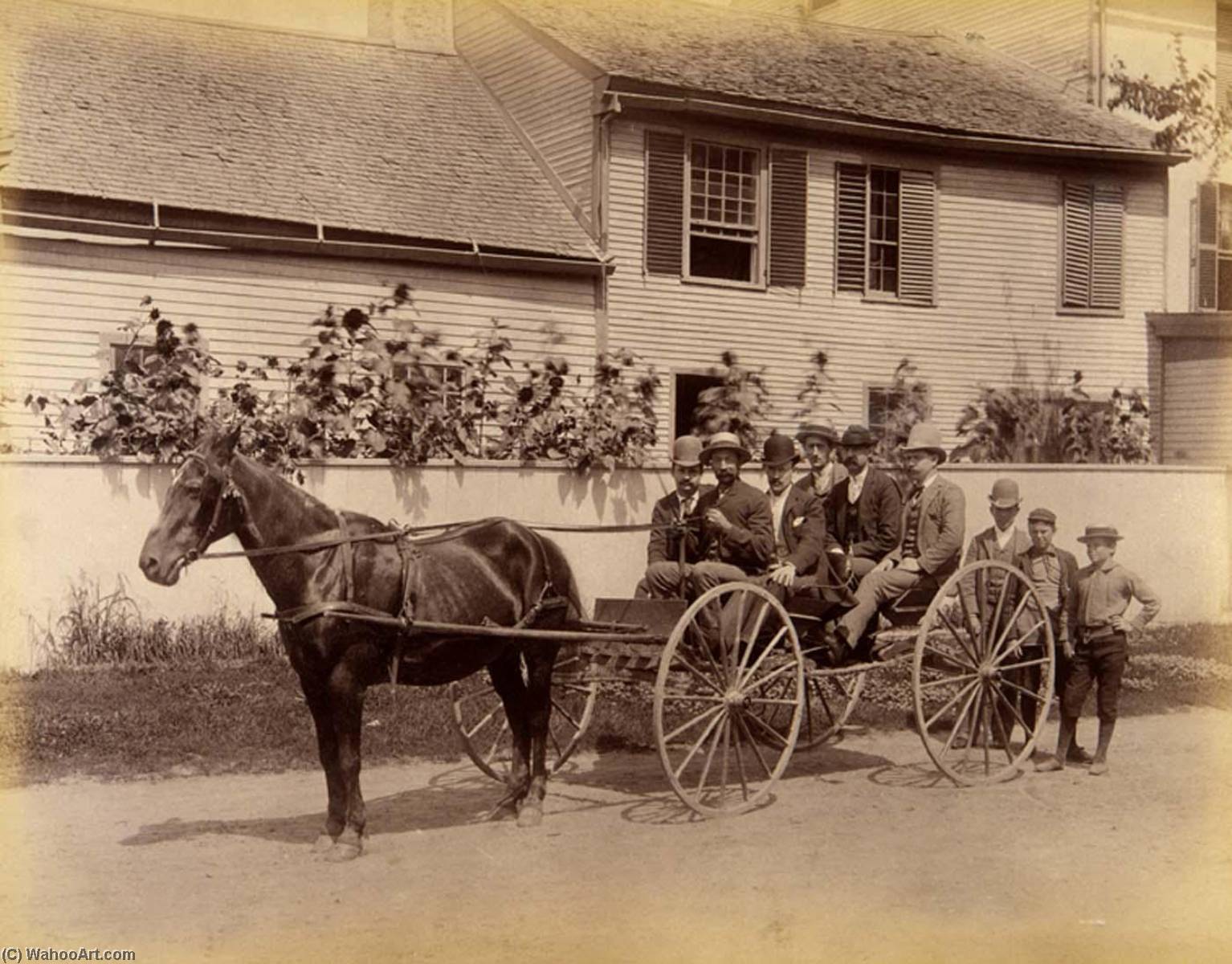Charlie Adams' Rig, From The Album Views Of Charlestown, New Hampshire — Gotthelf Pach