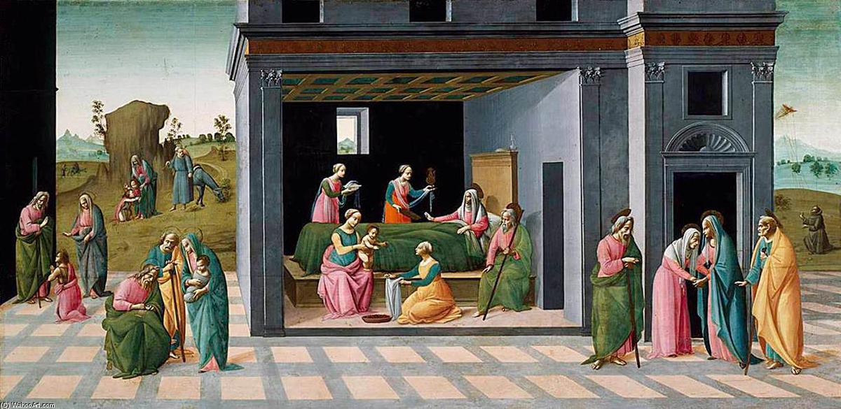 Scenes From The Life Of St John The Baptist — Alunno Di Domenico (bartolomeo Di Giovanni)