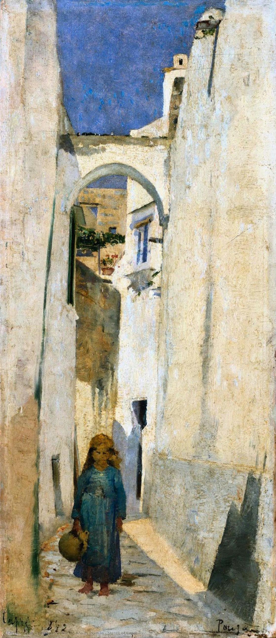 Street Of Capri — Henrique César De Araújo Pousão