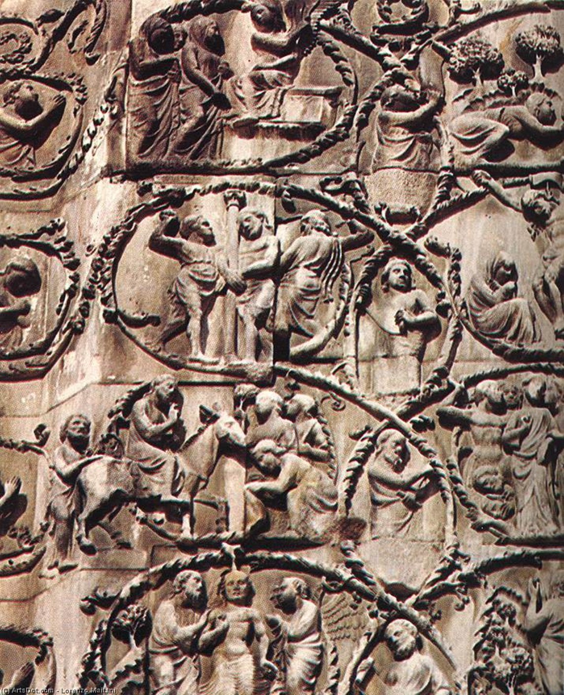 Third Pillar (detail) — Lorenzo Maitani
