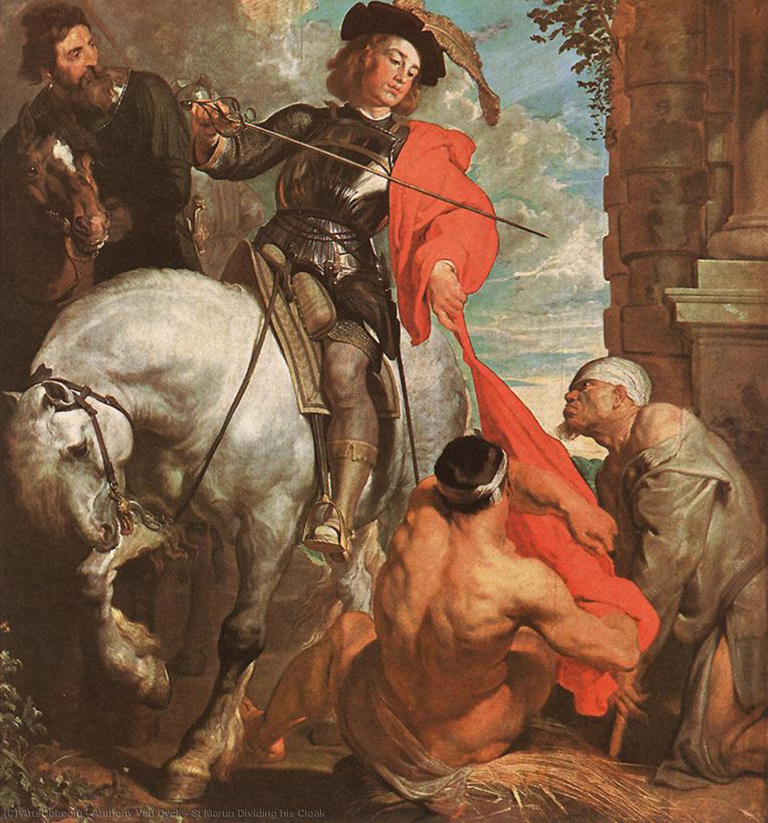 St Martin Dividing His Cloak — Sir Anthony Van Dyck