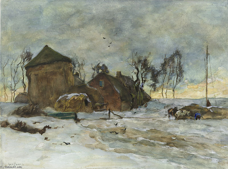 Winter Landscape — Wilhelmus Hendrikus Petrus Johannes Zwart