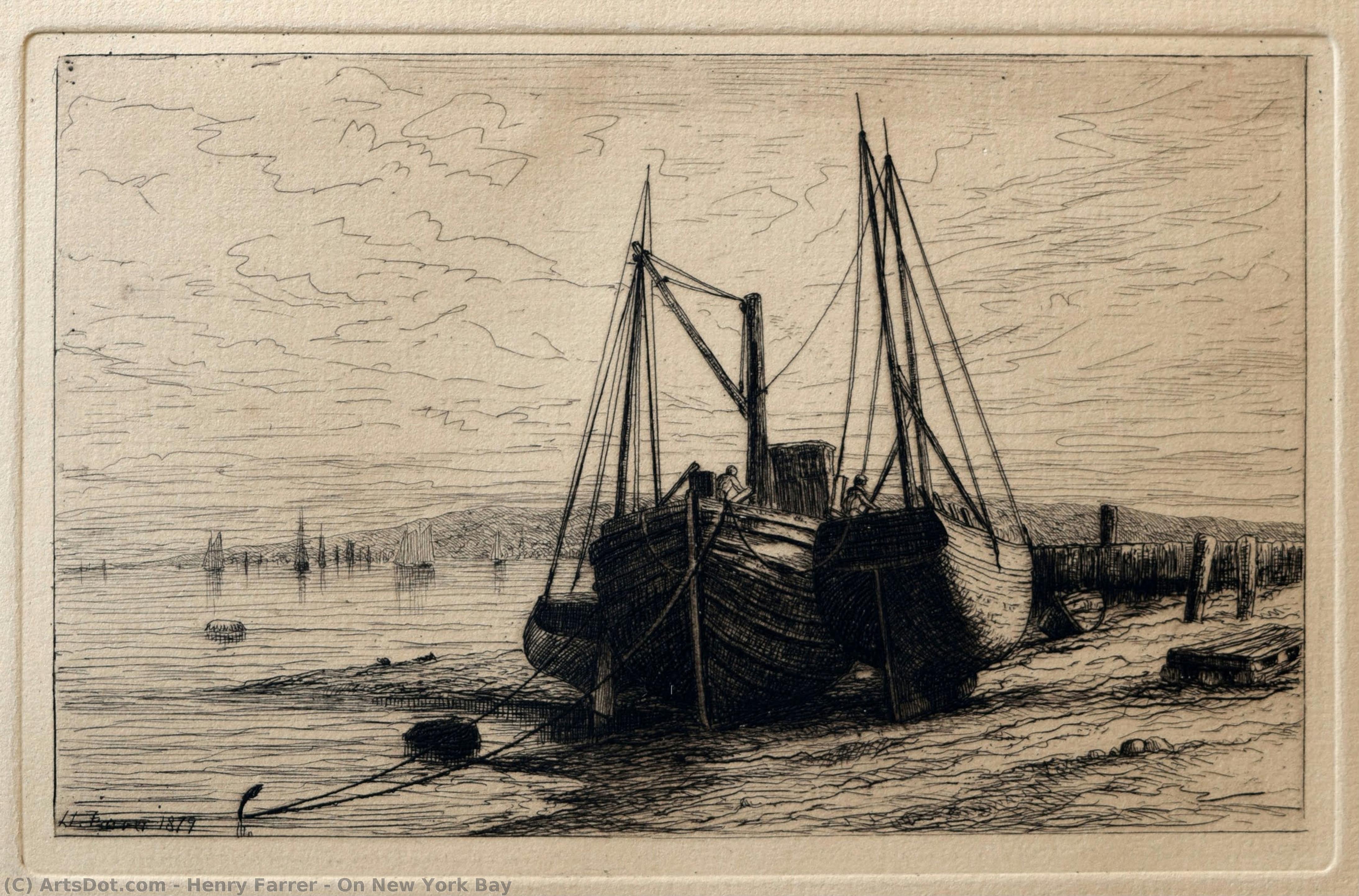 On New York Bay — Henry Farrer
