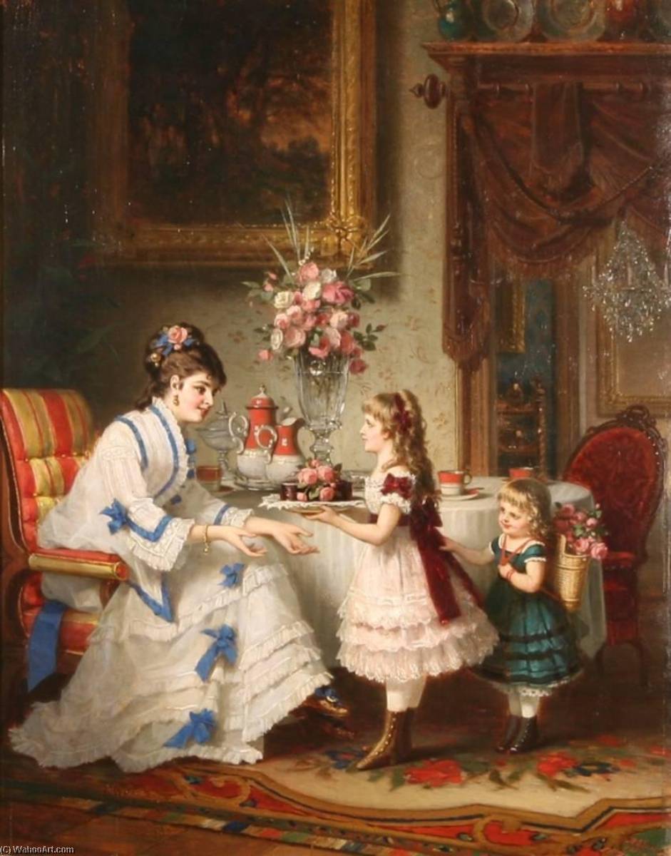 Giving A Present To Mother — Anton Ebert